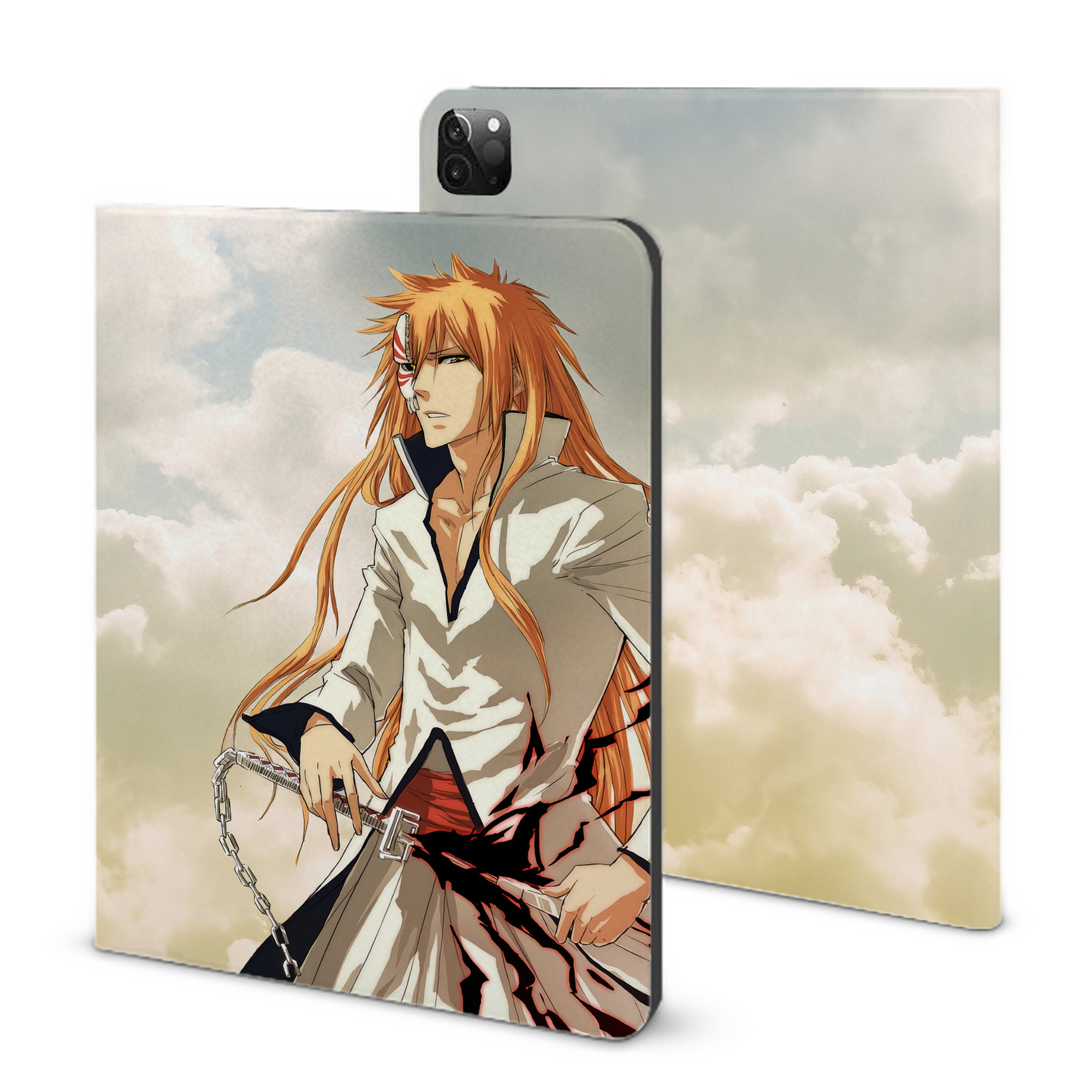 （画像用） ブリーチ BLEACH IPadケース ペンホルダー付き ブックスタイルデザイン
